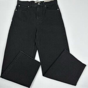 Everlane Women's NWT Coal Black The Way-High Raw Hem‎ Luxury Jean W30-32/L27.5